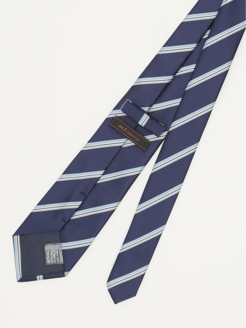 エコウォッシャブル ストライプ柄 レギュラータイ 8.0cm幅