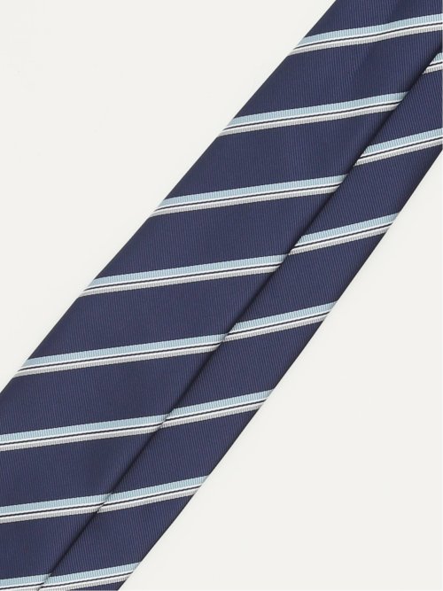 エコウォッシャブル ストライプ柄 レギュラータイ 8.0cm幅