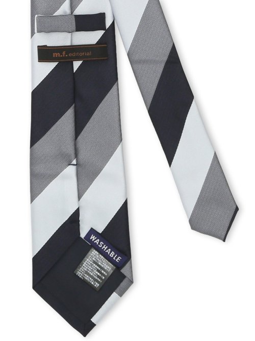 ウォッシャブル ストライプ柄 レギュラータイ 8.0cm幅