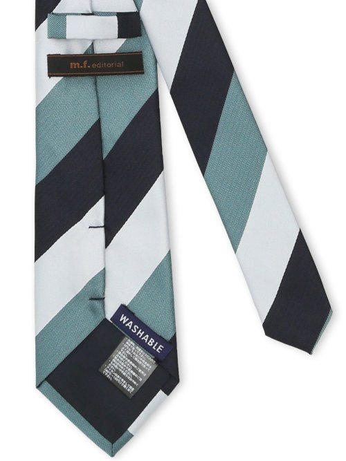 ウォッシャブル ストライプ柄 レギュラータイ 8.0cm幅