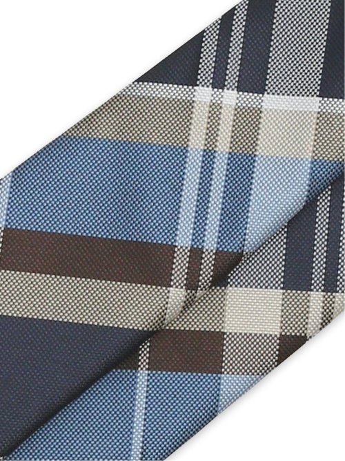 ウォッシャブル チェック柄 レギュラータイ 8.0cm幅