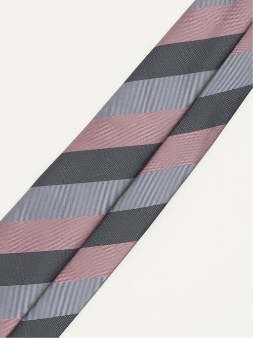 エコウォッシャブル ストライプ柄 レギュラータイ 8.0cm幅