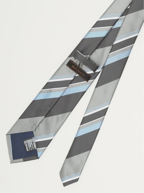 エコウォッシャブル ストライプ柄 レギュラータイ 8.0cm幅