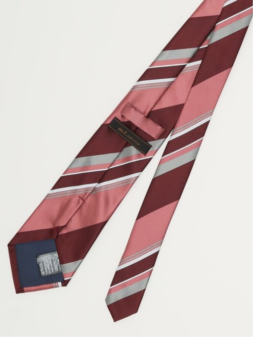 エコウォッシャブル ストライプ柄 レギュラータイ 8.0cm幅