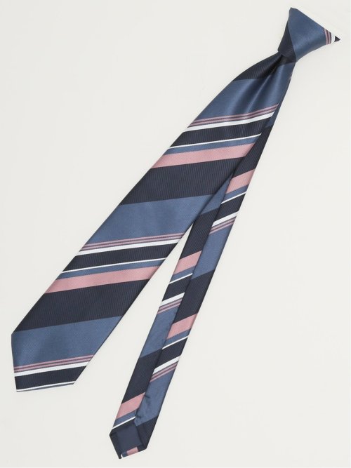 エコウォッシャブル ストライプ柄 レギュラータイ 8.0cm幅