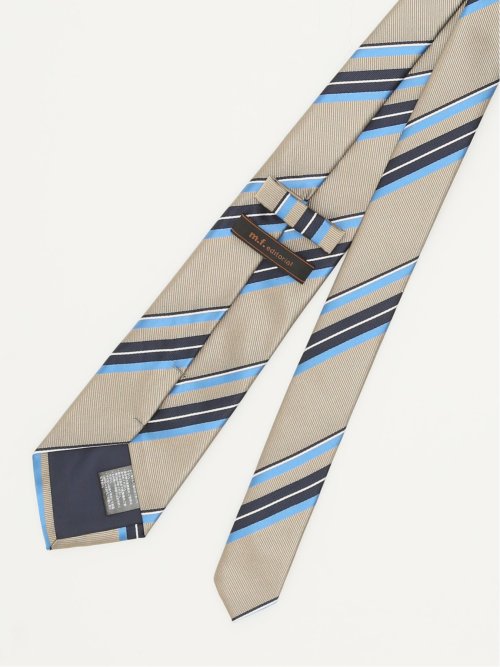 エコウォッシャブル ストライプ柄 レギュラータイ 8.0cm幅