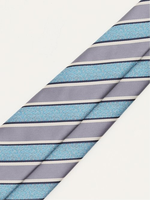 エコウォッシャブル ストライプ柄 レギュラータイ 8.0cm幅