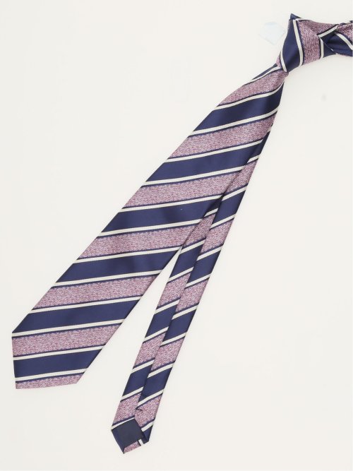 エコウォッシャブル ストライプ柄 レギュラータイ 8.0cm幅