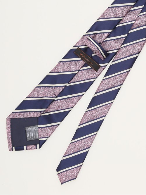 エコウォッシャブル ストライプ柄 レギュラータイ 8.0cm幅