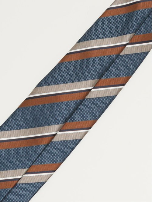 エコウォッシャブル ストライプ柄 レギュラータイ 8.0cm幅