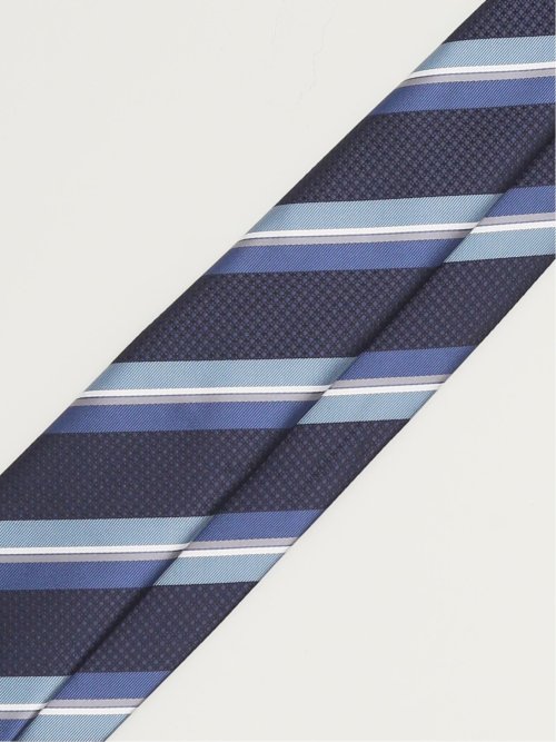 エコウォッシャブル ストライプ柄 レギュラータイ 8.0cm幅