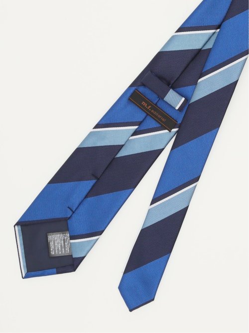 エコウォッシャブル ストライプ柄 レギュラータイ 8.0cm幅