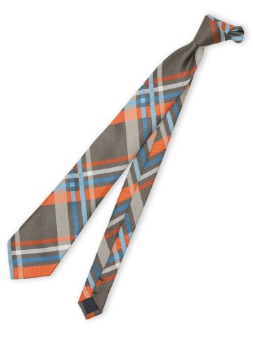 ウォッシャブル チェック柄 レギュラータイ 8.0cm幅