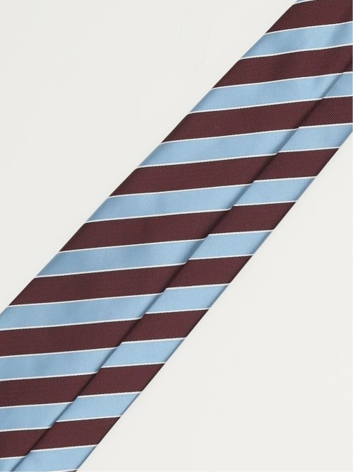 エコウォッシャブル ストライプ柄 レギュラータイ 8.0cm幅