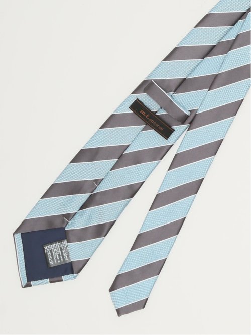 エコウォッシャブル ストライプ柄 レギュラータイ 8.0cm幅