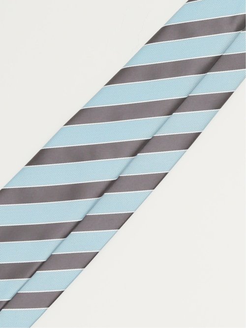 エコウォッシャブル ストライプ柄 レギュラータイ 8.0cm幅