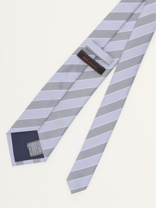 エコウォッシャブル ストライプ柄 レギュラータイ 8.0cm幅