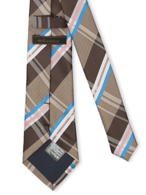 ウォッシャブル チェック柄 レギュラータイ 8.0cm幅