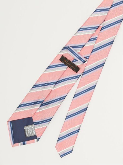 エコウォッシャブル ストライプ柄 レギュラータイ 8.0cm幅