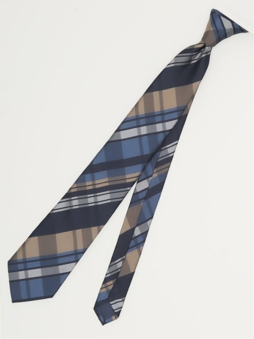 エコウォッシャブル チェック柄 レギュラータイ 8.0cm幅