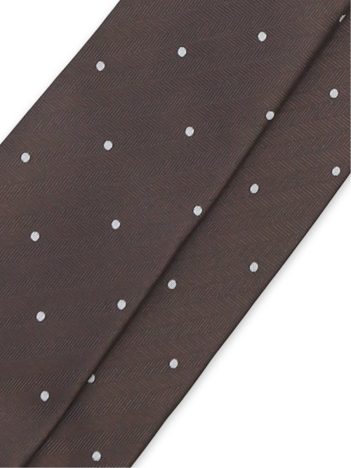 ウォッシャブル ドット柄 レギュラータイ 8.0cm幅