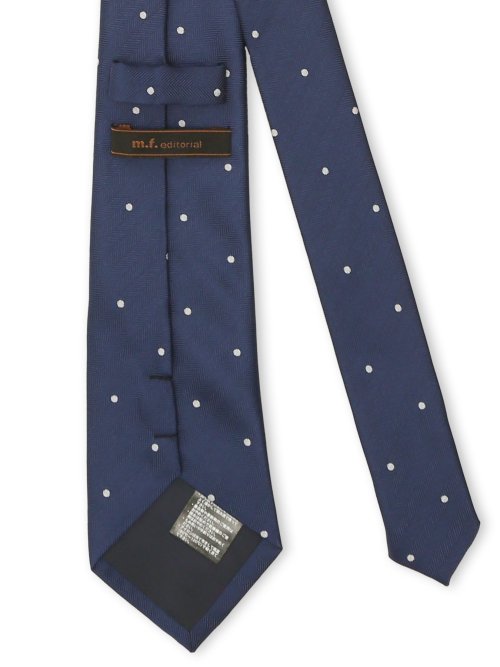 ウォッシャブル ドット柄 レギュラータイ 8.0cm幅