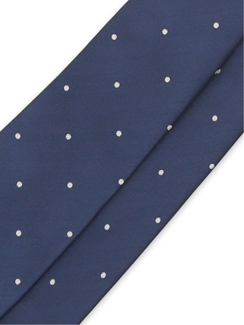 ウォッシャブル ドット柄 レギュラータイ 8.0cm幅