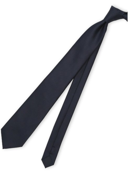 セッテピエゲ シルクドット柄 レギュラータイ 8cm幅(Other 75紺