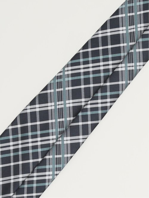 エコウォッシャブル チェック柄 レギュラータイ 8.0cm幅