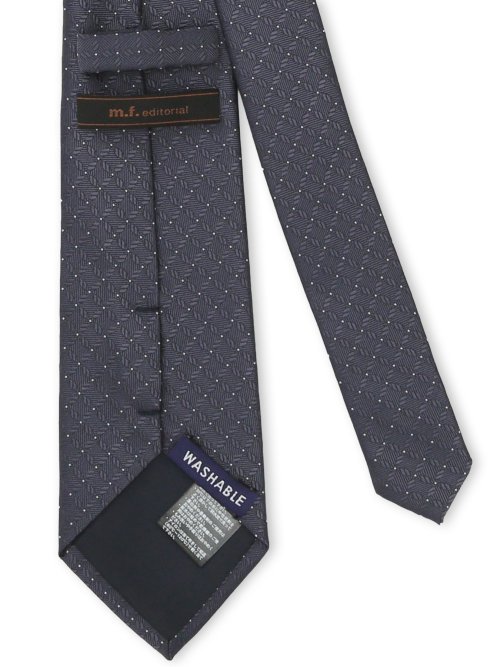 ウォッシャブル ドット柄 レギュラータイ 8.0cm幅