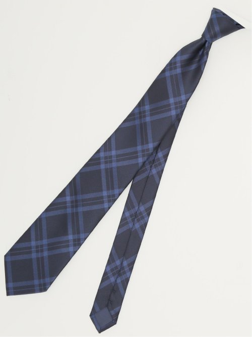 エコウォッシャブル チェック柄 レギュラータイ 8.0cm幅