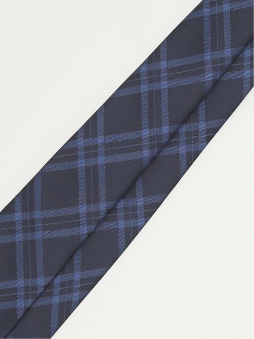 エコウォッシャブル チェック柄 レギュラータイ 8.0cm幅