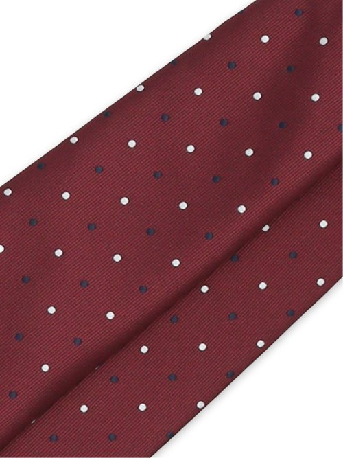 ウォッシャブル ドット柄 レギュラータイ 8.0cm幅