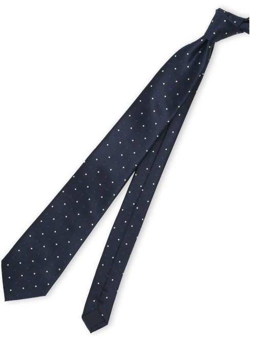 ウォッシャブル ドット柄 レギュラータイ 8.0cm幅