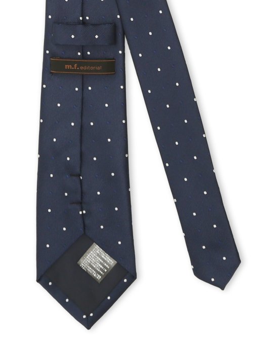 ウォッシャブル ドット柄 レギュラータイ 8.0cm幅