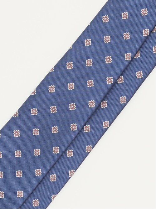 エコウォッシャブル 小紋柄 レギュラータイ 8.0cm幅