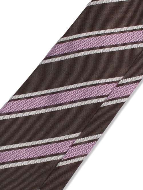 モダンビンテージ ストライプ柄 レギュラータイ 8.0cm幅