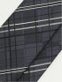 ネクタイ メンズ ビジネス 日本製 シルク マルチライン チェック レギュラー 8.0cm幅