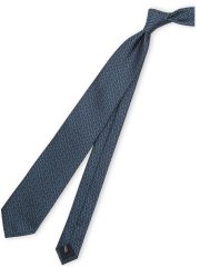 日本製シルク ジオメトリック柄 レギュラータイ 8.0cm幅