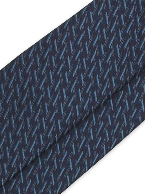 日本製シルク ジオメトリック柄 レギュラータイ 8.0cm幅