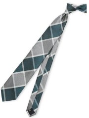 日本製 シルク チェック柄 レギュラータイ 8.0cm幅