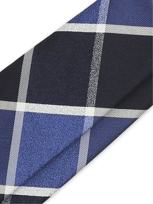 日本製 シルク チェック柄 レギュラータイ 8.0cm幅
