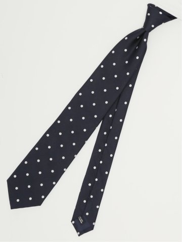 日本製 シルクドット柄 レギュラータイ 8.0cm幅