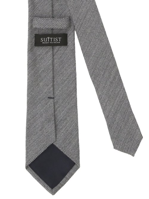 ウールシルク ソリッド フレスコタイ 8cm幅