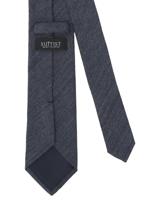 ウールシルク ソリッド フレスコタイ 8cm幅