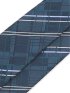 【大きいサイズ】グランバック/GRAND-BACK 日本製シルク デザインチェック柄 レギュラータイ 8.5cm幅