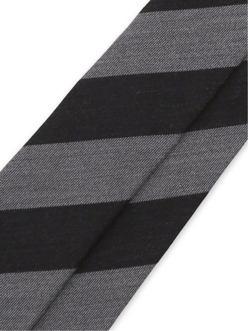 ウールシルク ストライプ柄 フレスコタイ 8cm幅