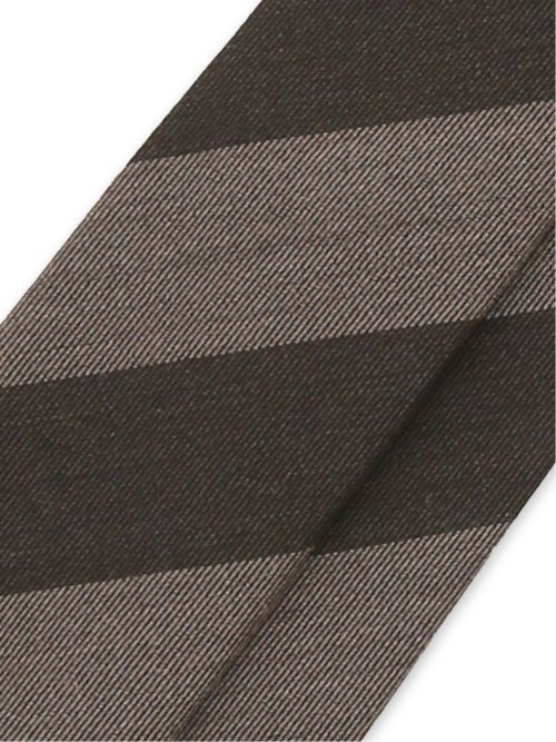 ウールシルク ストライプ柄 フレスコタイ 8cm幅