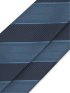 【大きいサイズ】グランバック/GRAND-BACK 日本製シルク ストライプ柄 レギュラータイ 8.5cm幅
