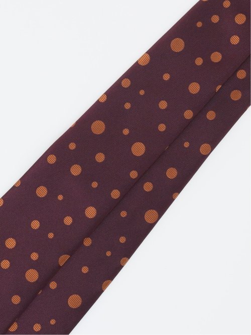 日本製 シルクドット柄 レギュラータイ 8.0cm幅